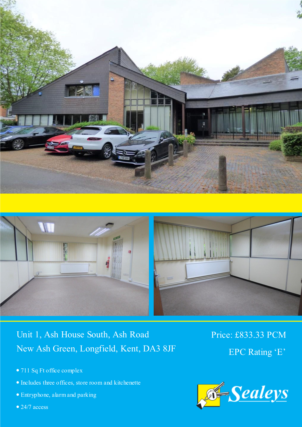 'E' Unit 1, Ash House South, Ash Road New Ash Green, Longfield, Kent