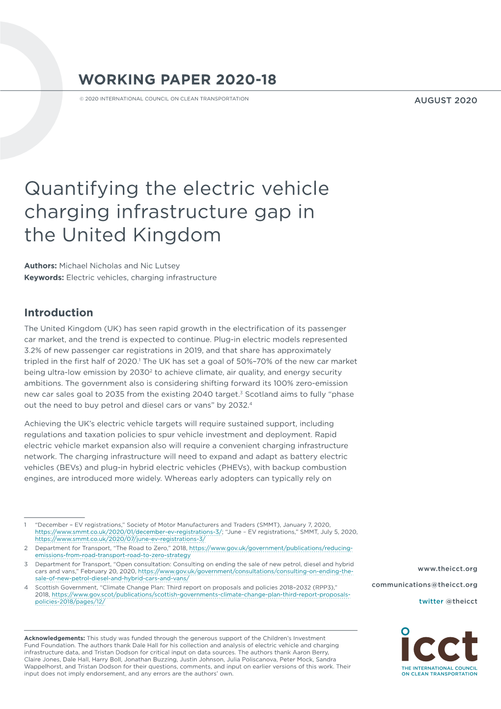 Quantifying the Electric Vehicle Charging Infrastructure Gap in the United Kingdom