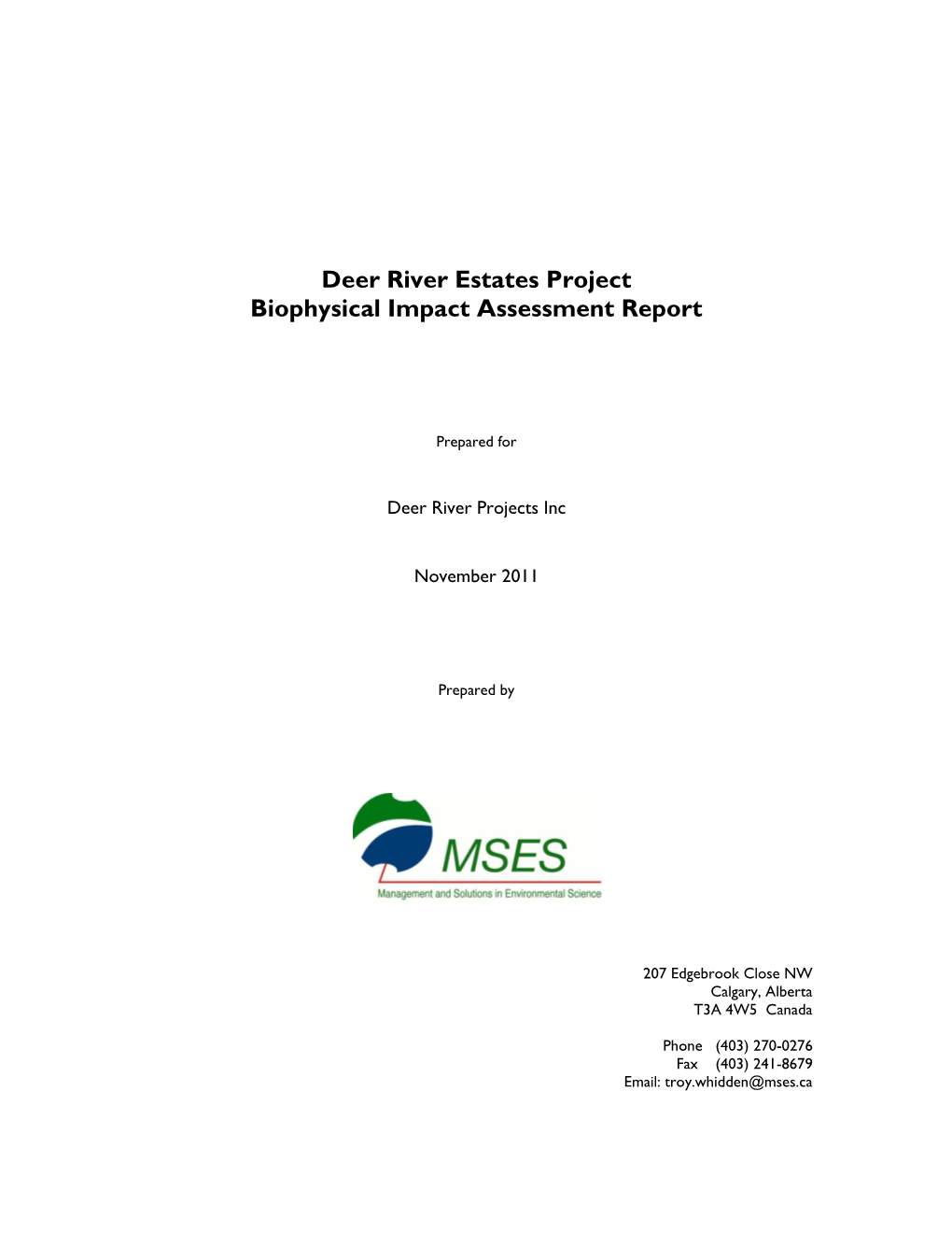 Environmental Screening Of