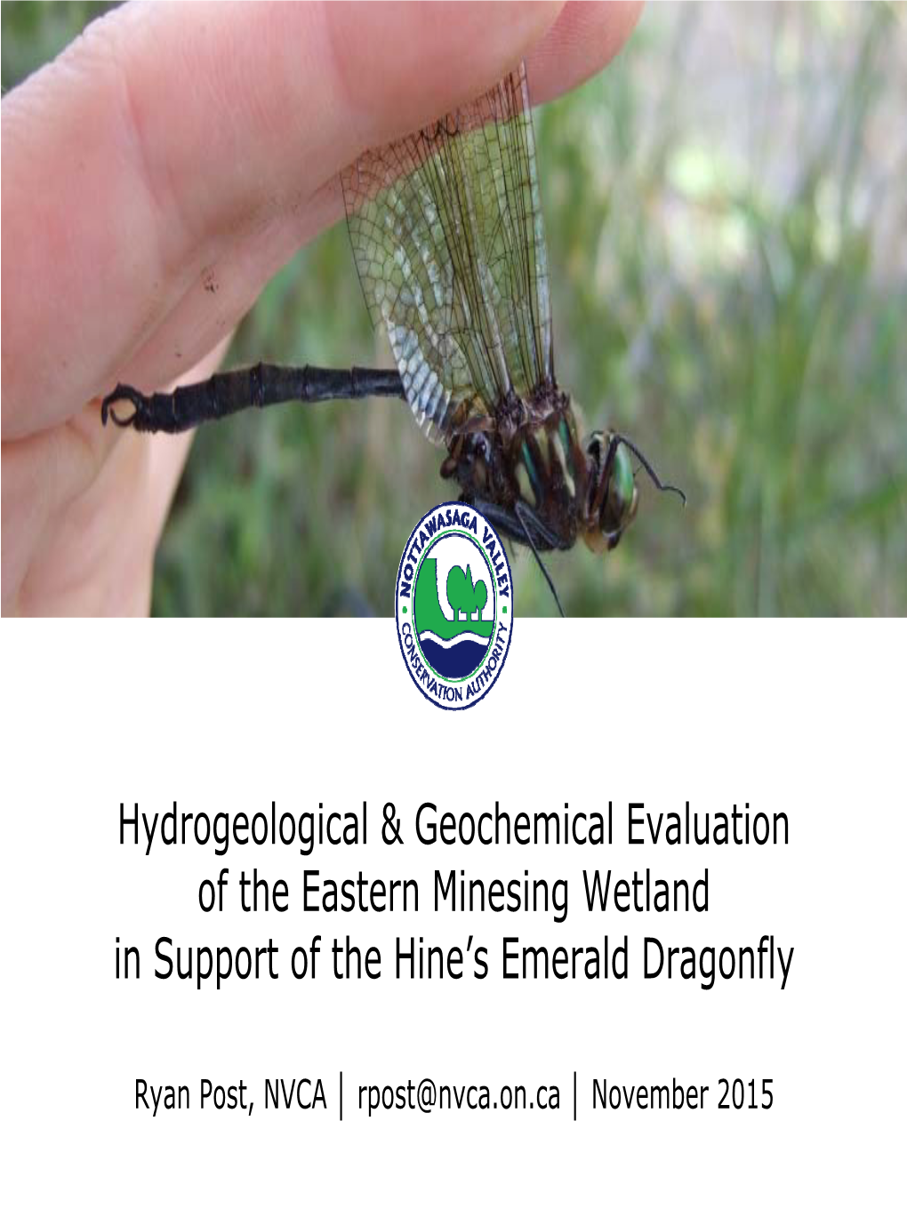 Hydrogeological & Geochemical Evaluation of the Eastern Minesing