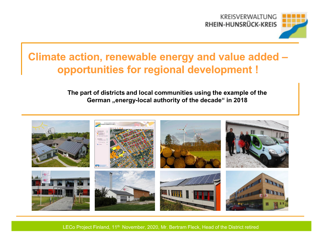 Climate Action Renewable Energy and Value Added