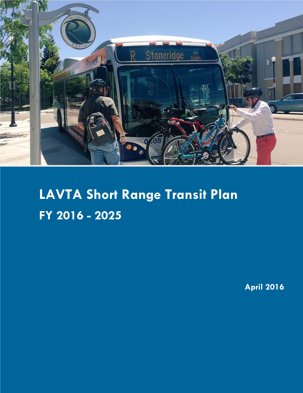 LAVTA Short Range Transit Plan FY 2016 - 2025