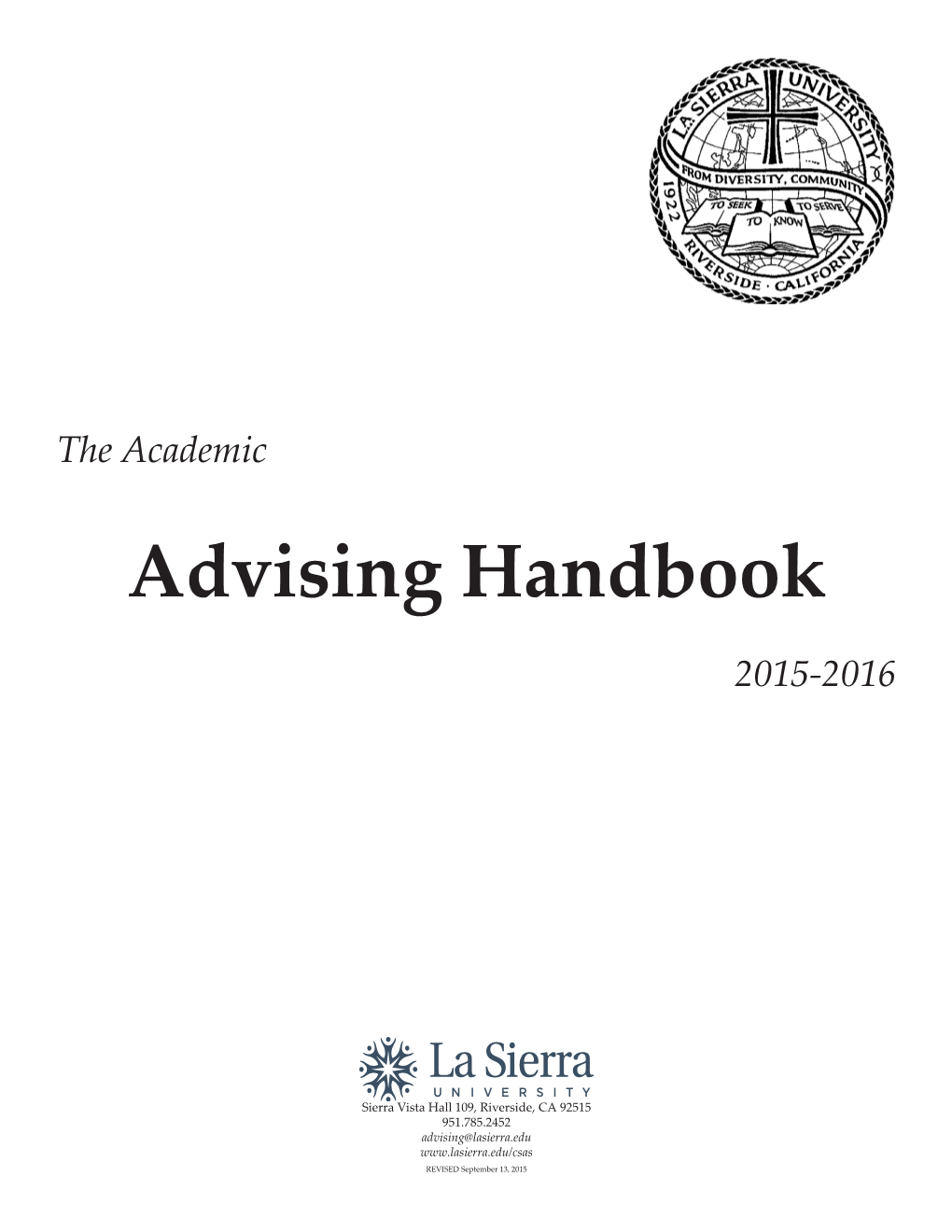 Advising Handbook