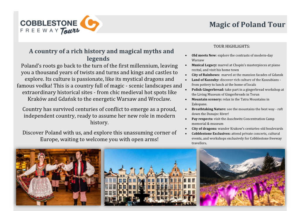 Magic of Poland Tour