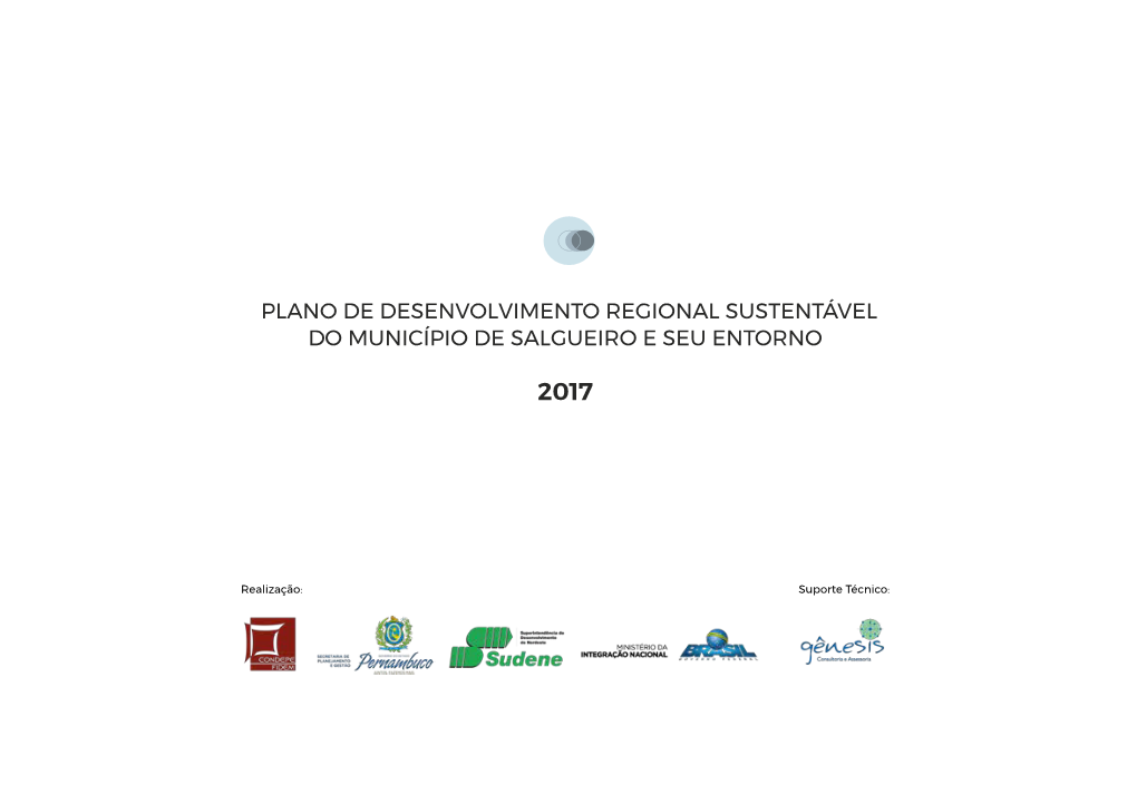 Plano De Desenvolvimento Regional Sustentável Do Município De Salgueiro E Seu Entorno