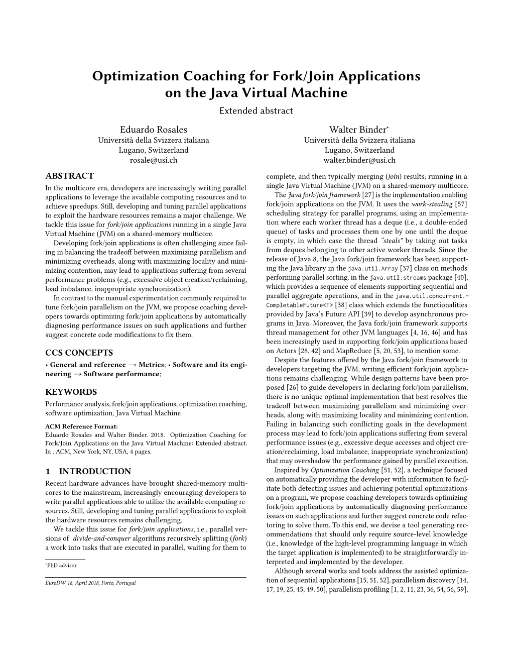 Optimization Coaching for Fork/Join Applications on the Java Virtual