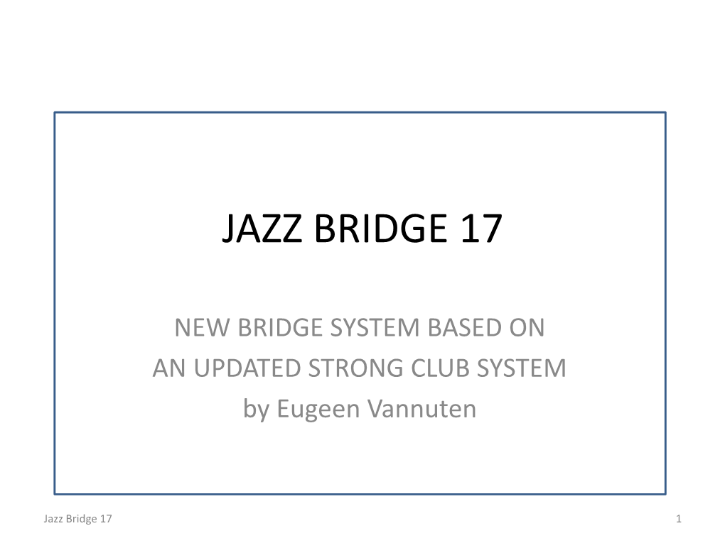 Jazz Bridge 17