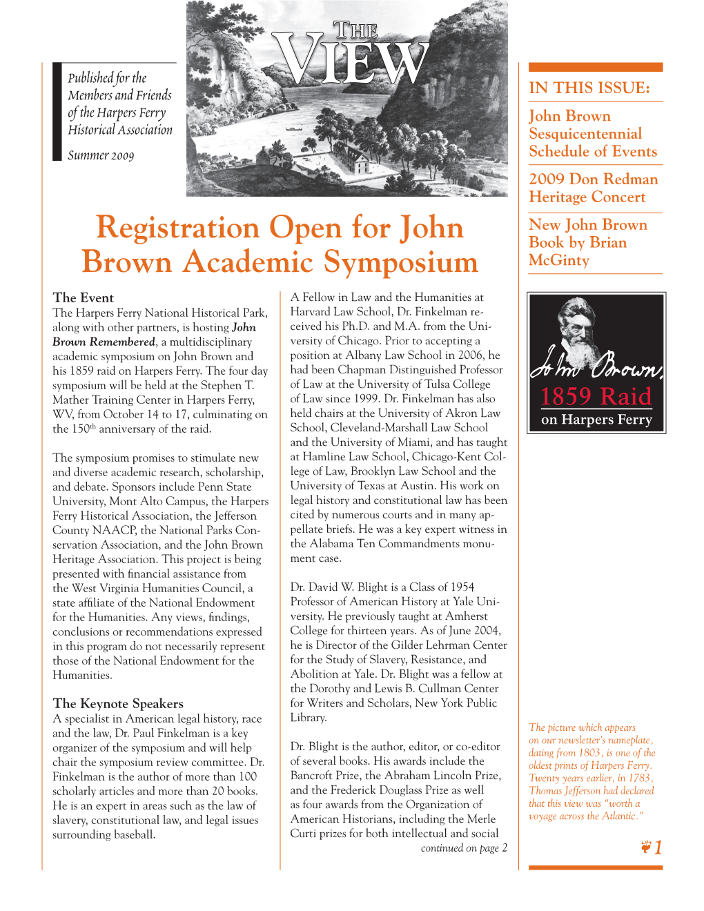 Registration Open for John Brown Academic Symposium
