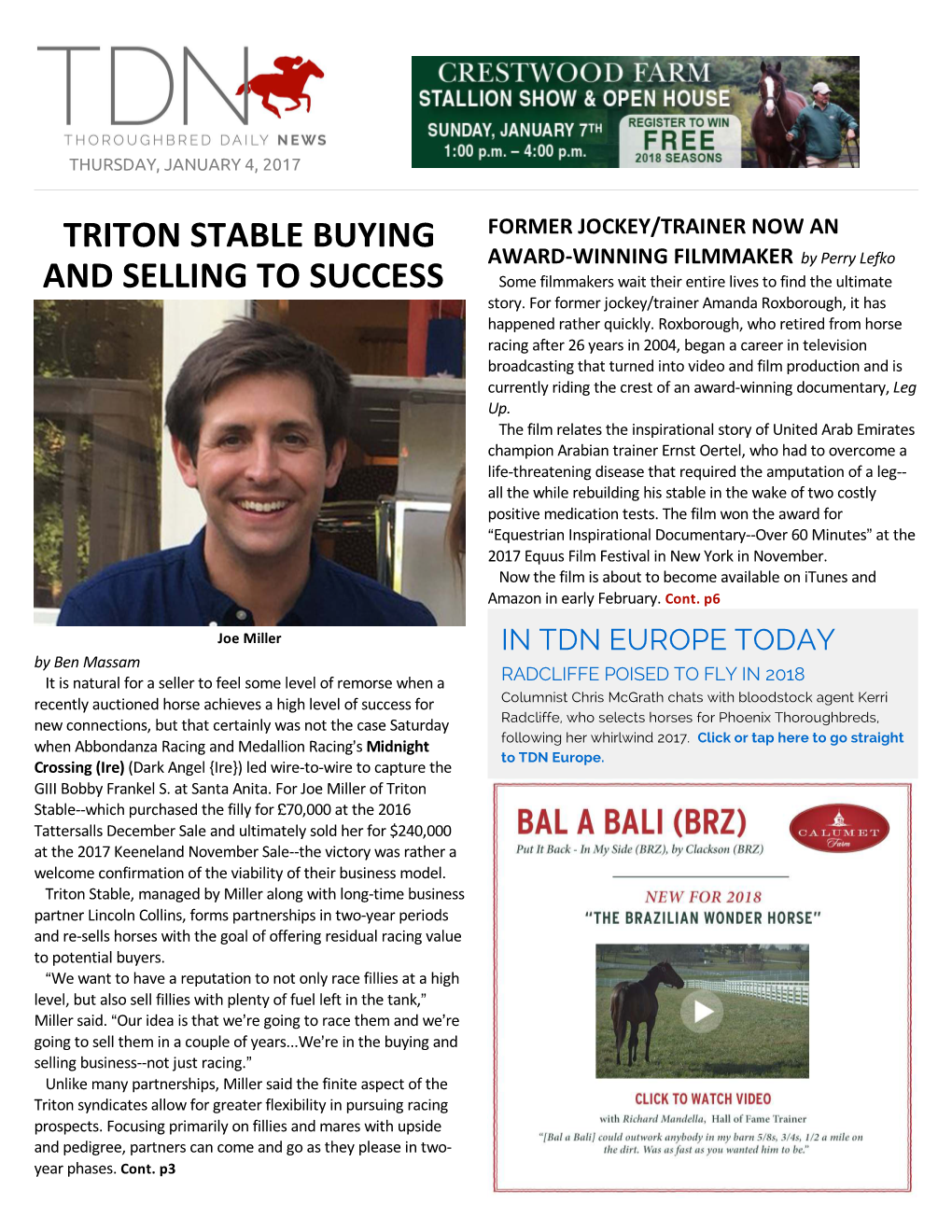 Triton Stable Buying and Selling to Success