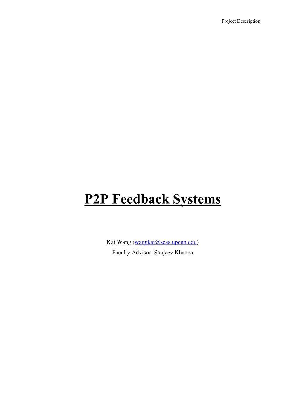 P2P Credit Systems