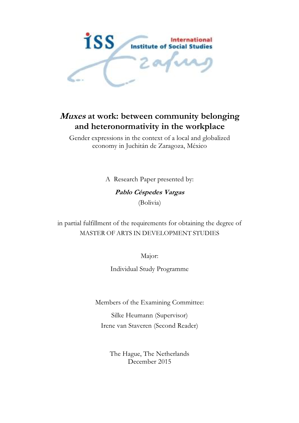 Muxes at Work: Between Community Belonging and Heteronormativity in the Workplace