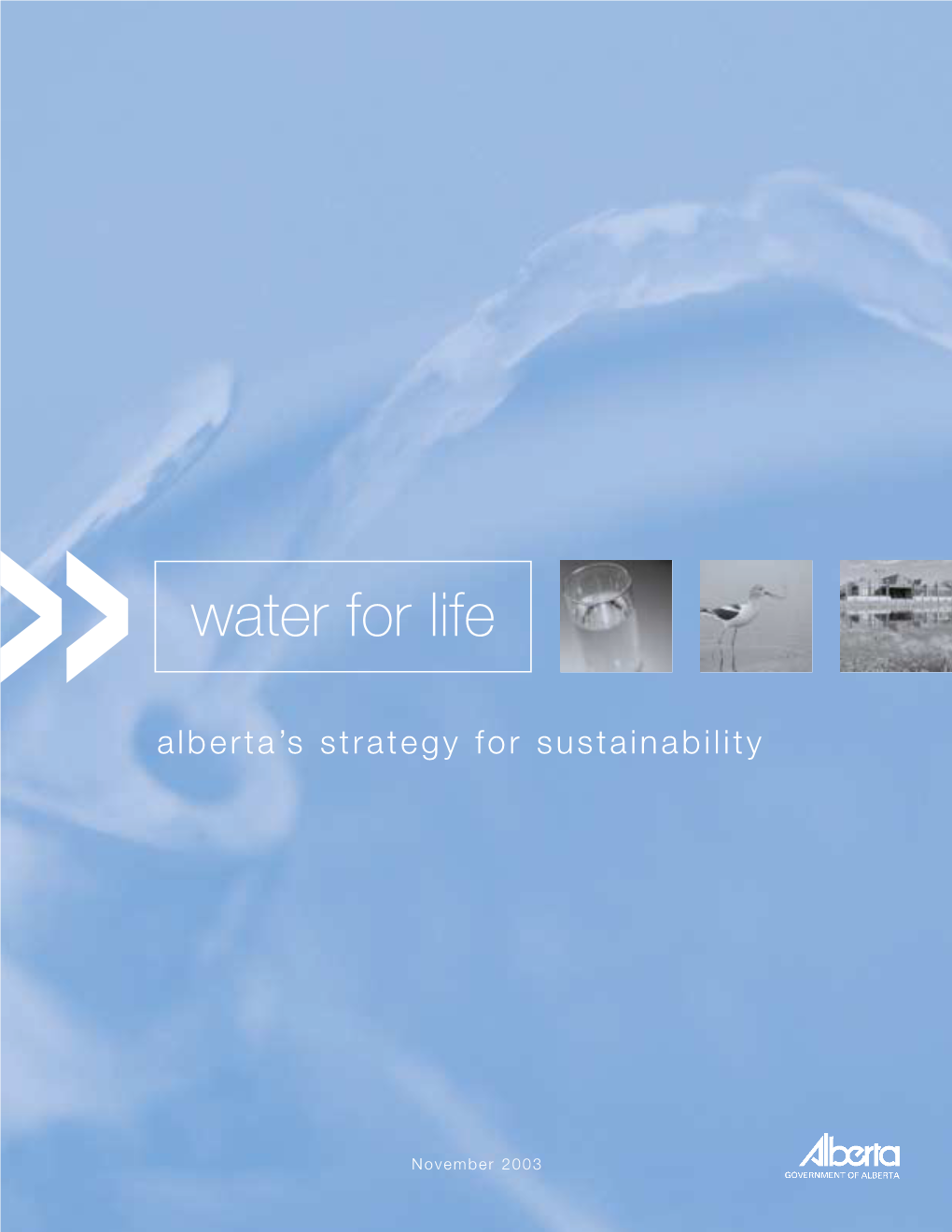 Water for Life: Alberta's Strategy for Sustainability