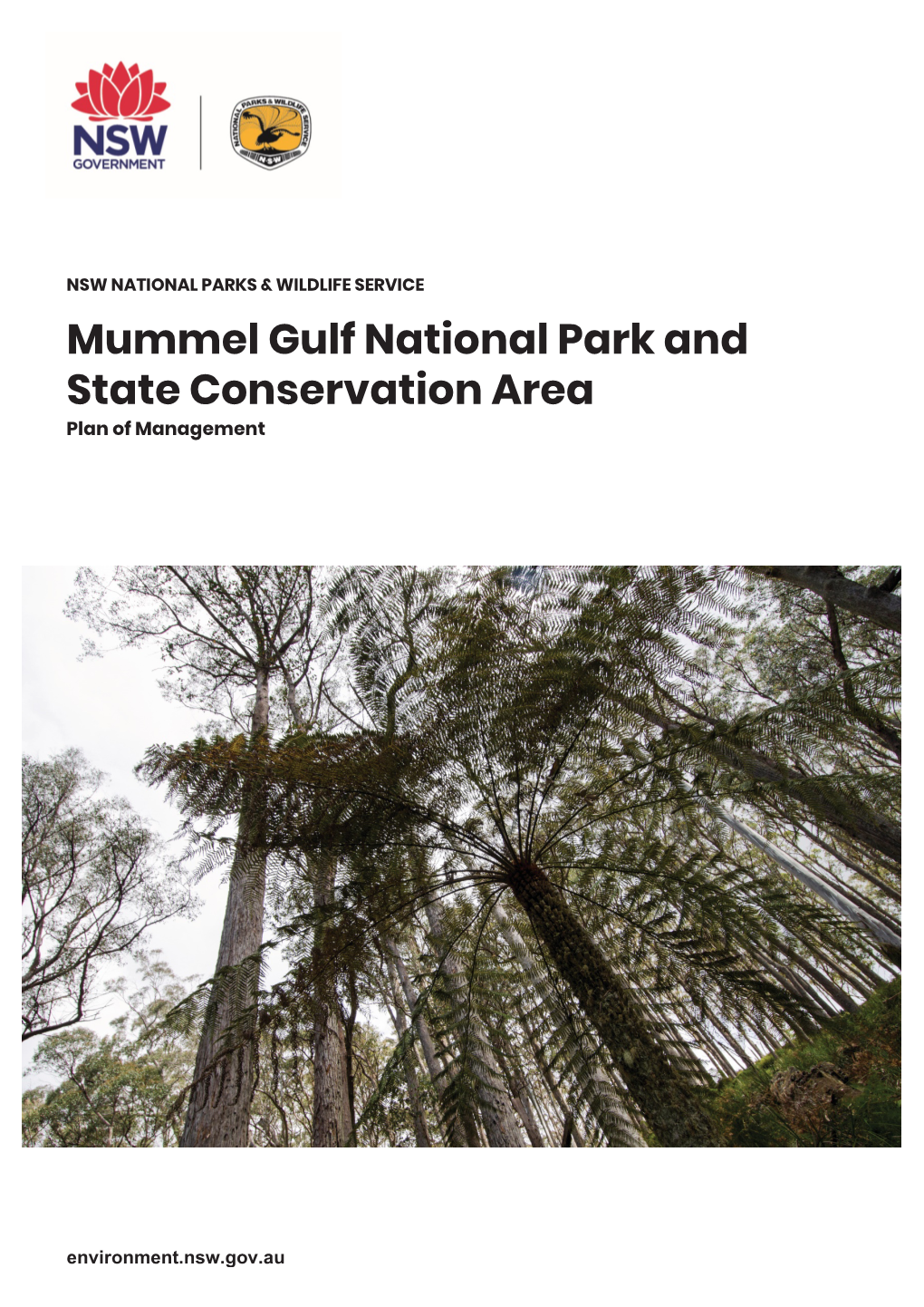 Mummel Gulf National Park and State Conservation Area Plan of Management