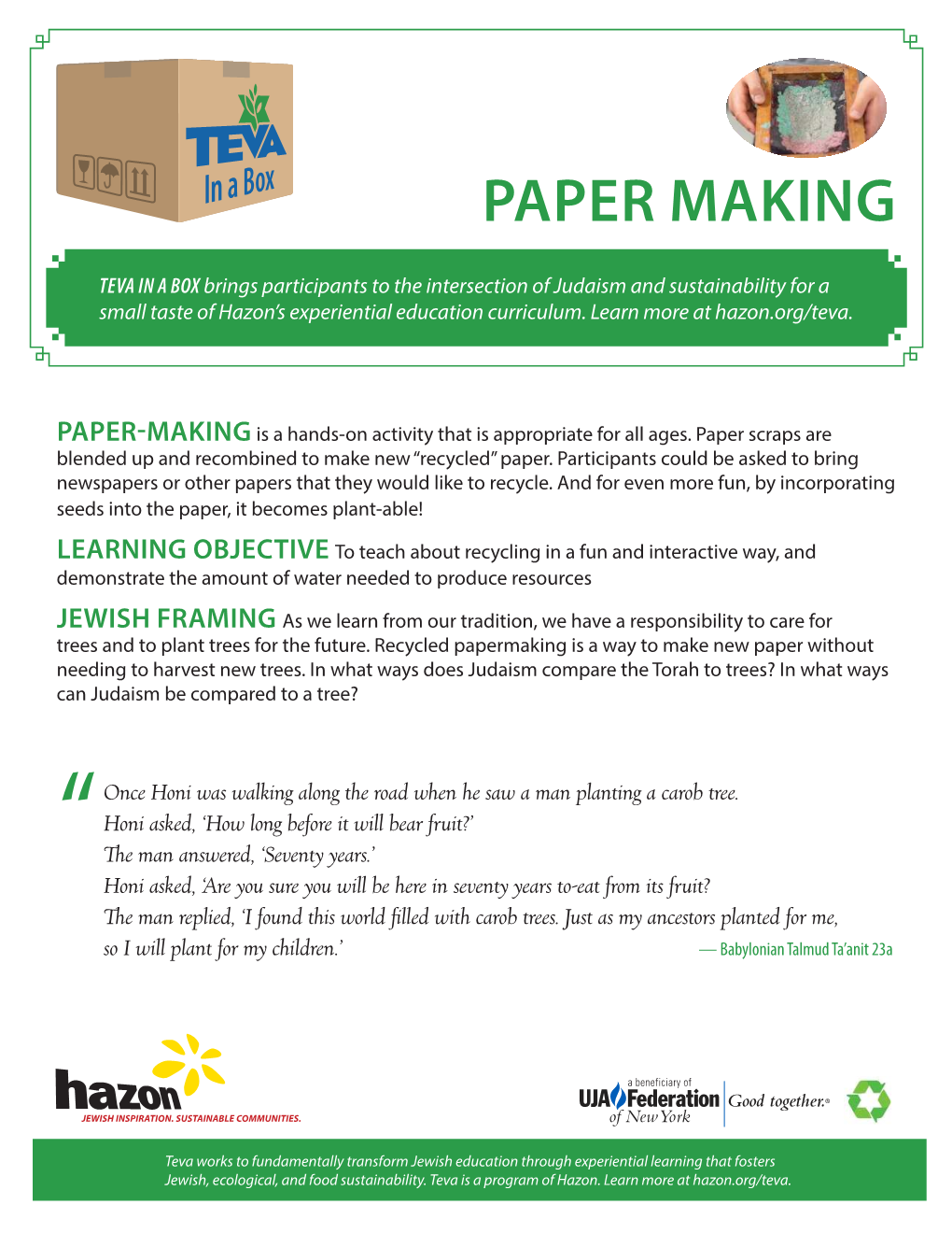 Paper Making