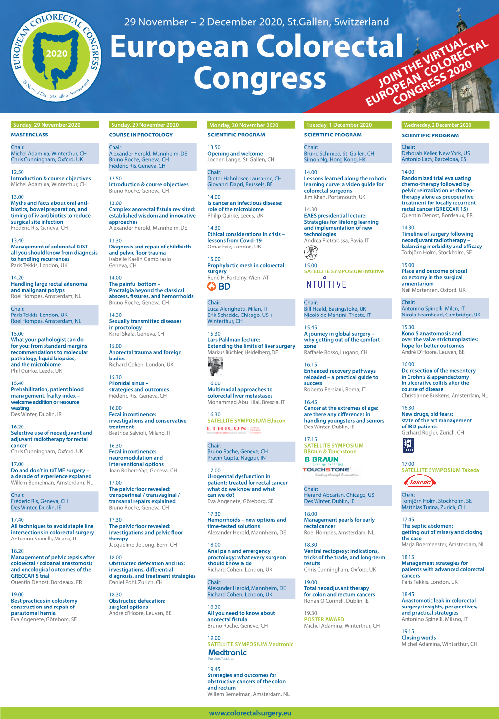 Programme European Colorerctal