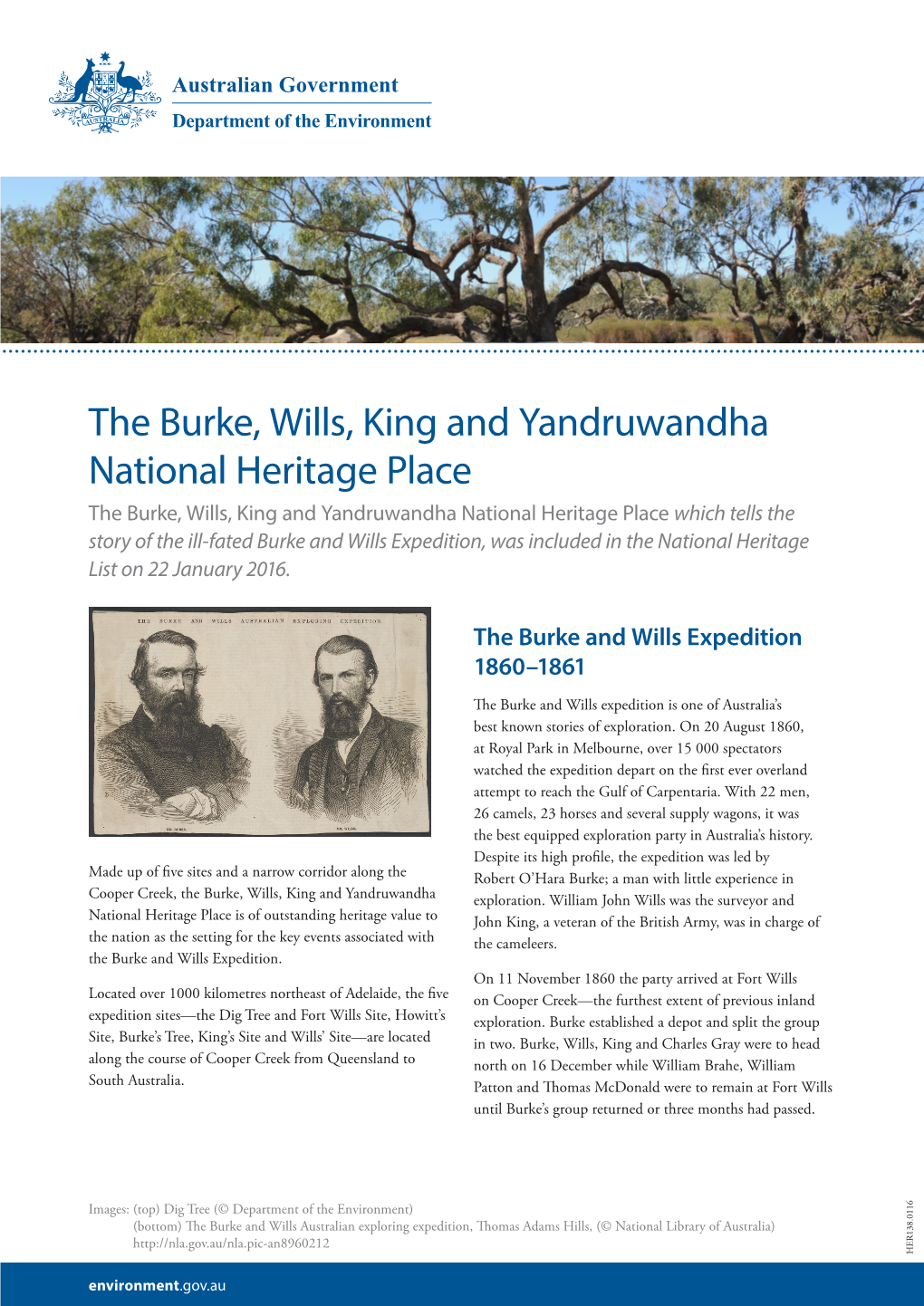 The Burke, Wills, King and Yandruwandha National Heritage