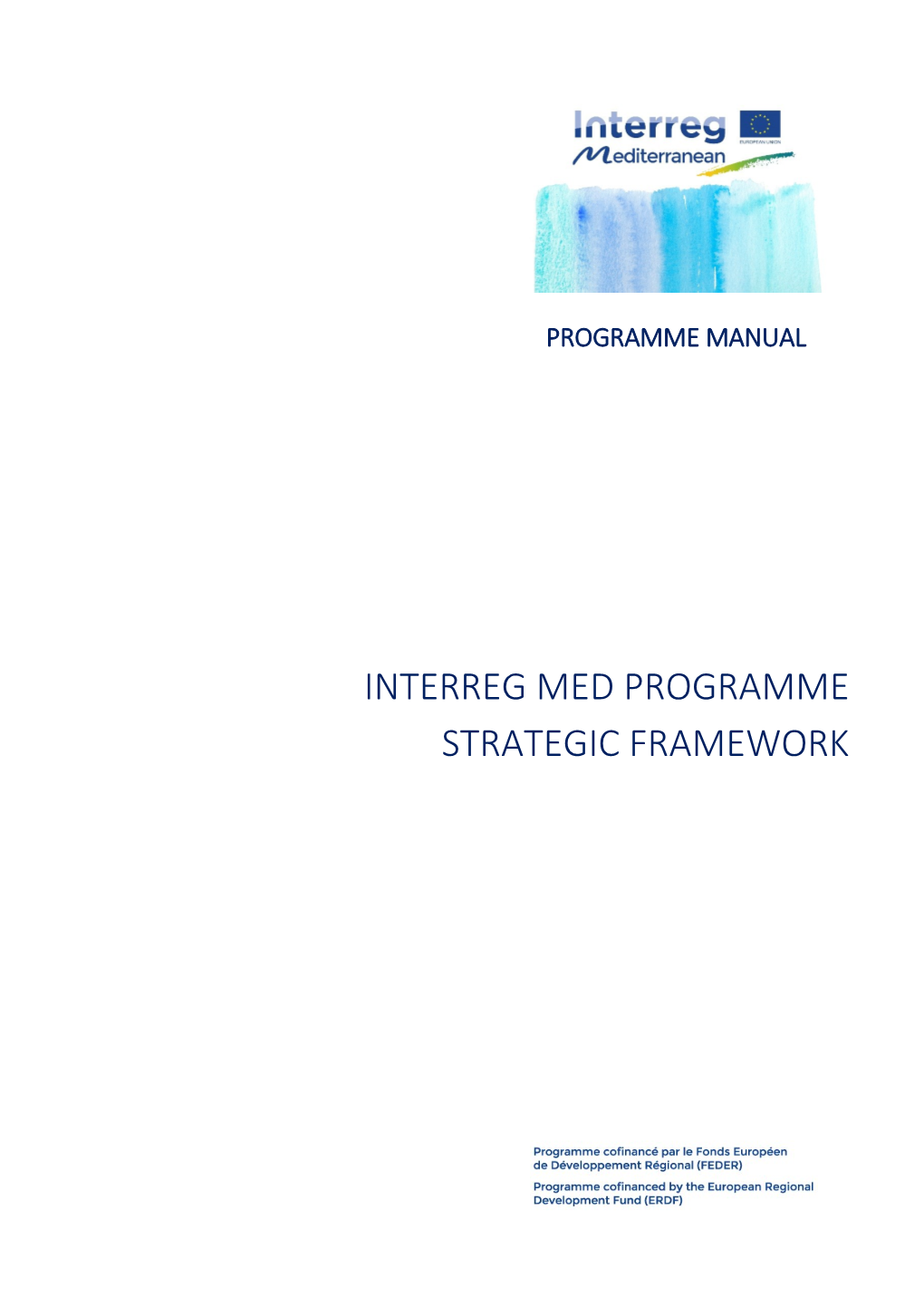 Interreg Med Programme Strategic Framework