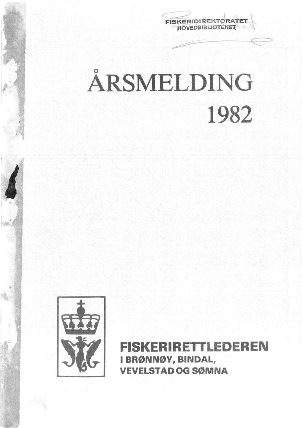 Brønnøy, Bindal, Vevelstad Og Sømna 1982.Pdf (2.521Mb)