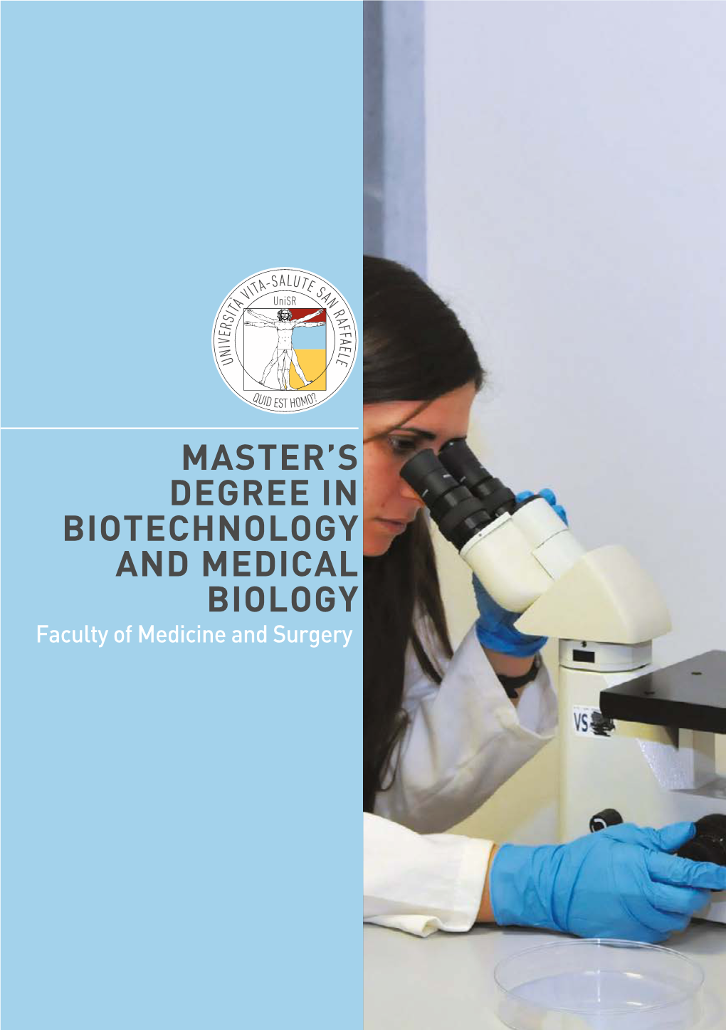 Master's Degree in Biotechnology and Medical