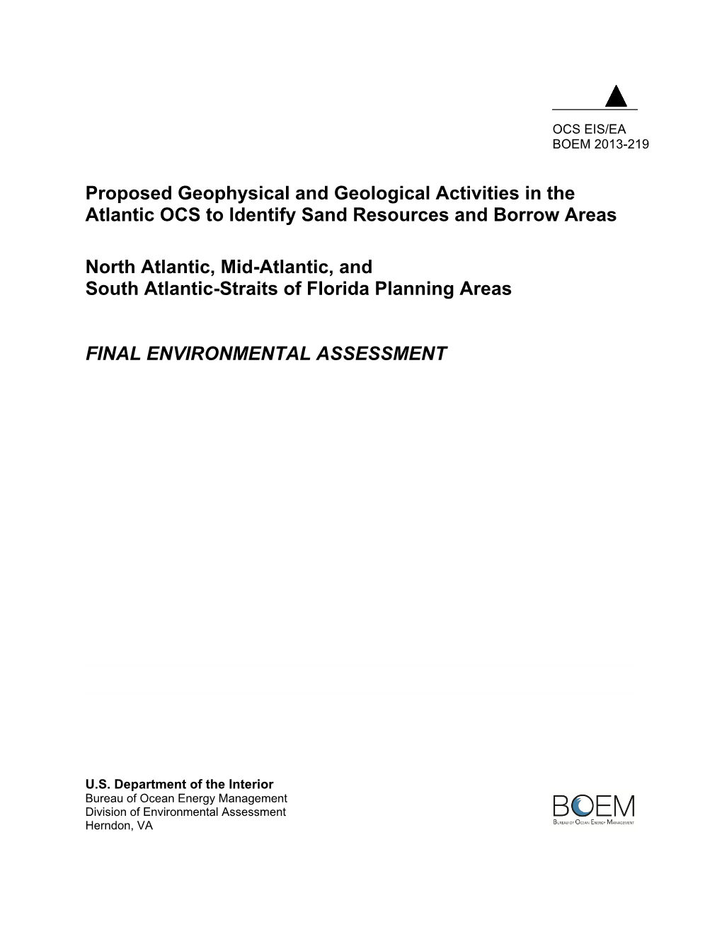 Environmental Assessment