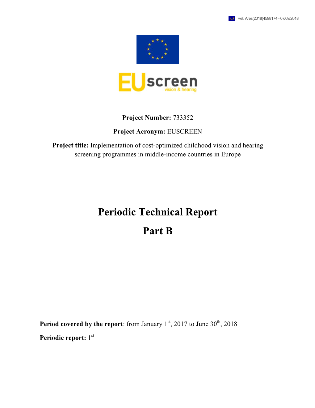 Periodic Technical Report Part B