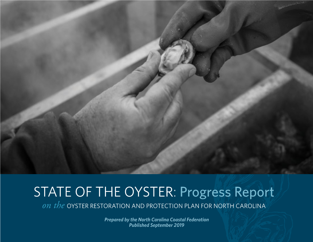 State of the Oyster: 2018 Progress Report