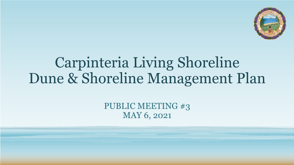 Groin Cobble Artificial Reef / Breakwater Dune Restoration - Build Dunes - Plant Native Vegetation - Fencing & Public Access Ways