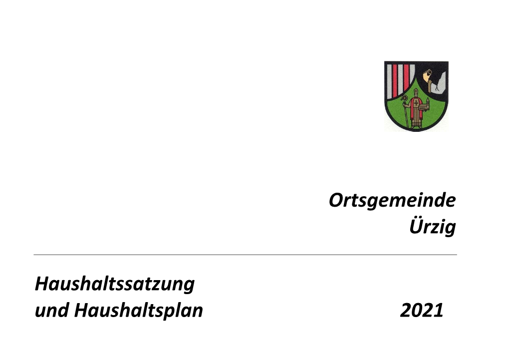 Ortsgemeinde Ürzig Haushaltssatzung Und