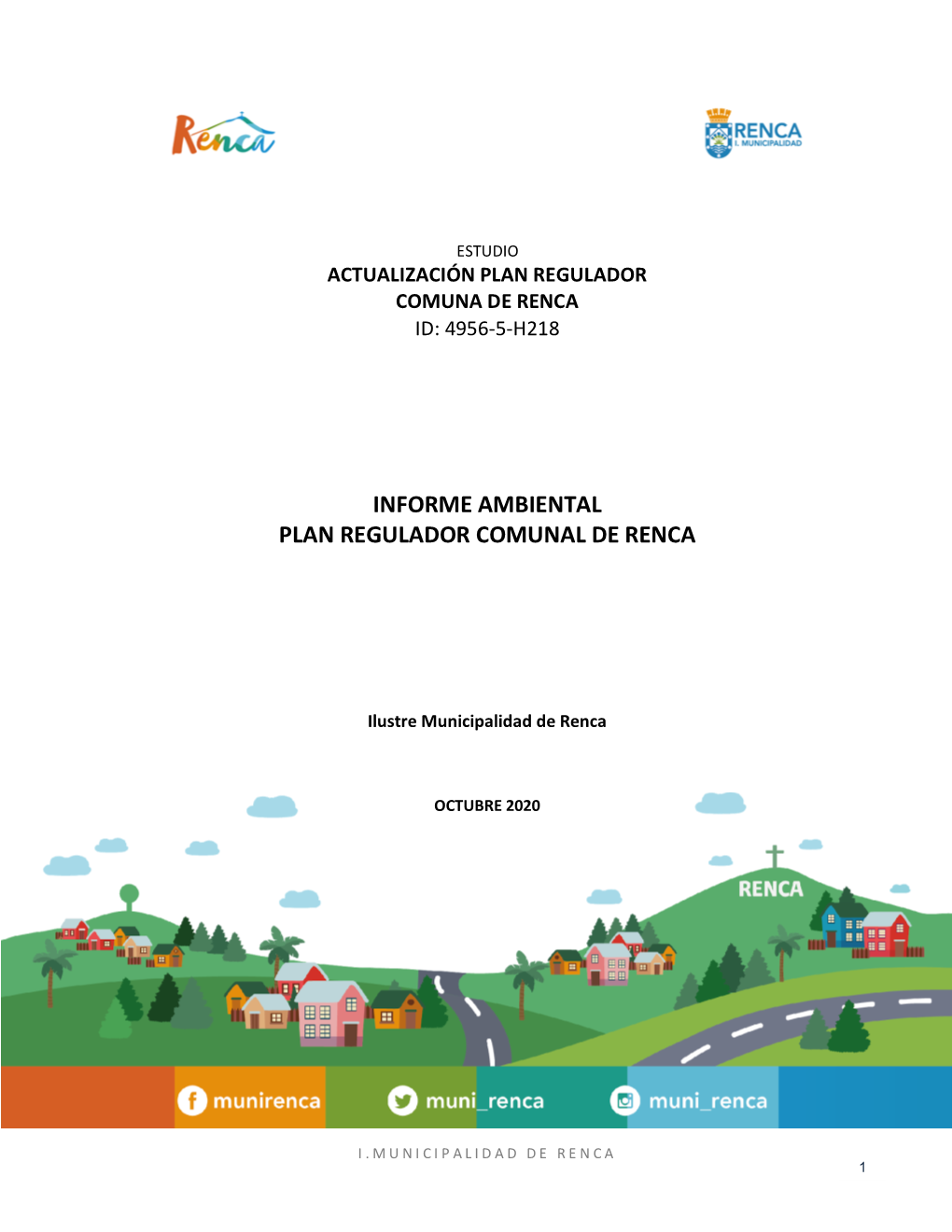 Informe Ambiental Plan Regulador Comunal De Renca