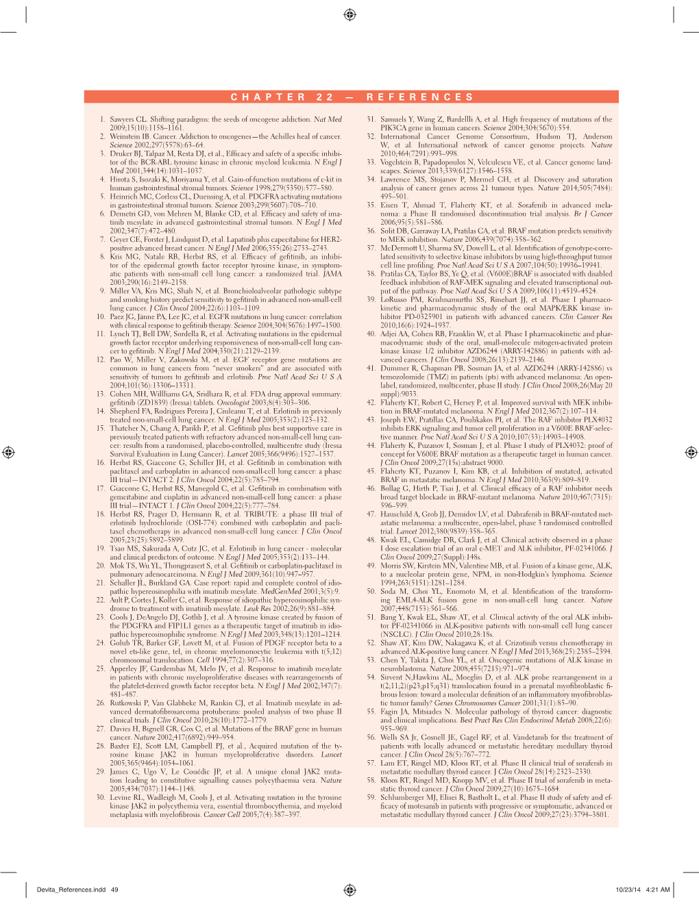 Kinase Inhibitors As Anticancer Drugs