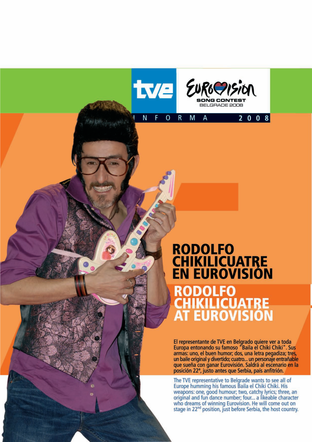 Rodolfo Chikilicuatre, Representante De TVE En El Festival De Eurovisión