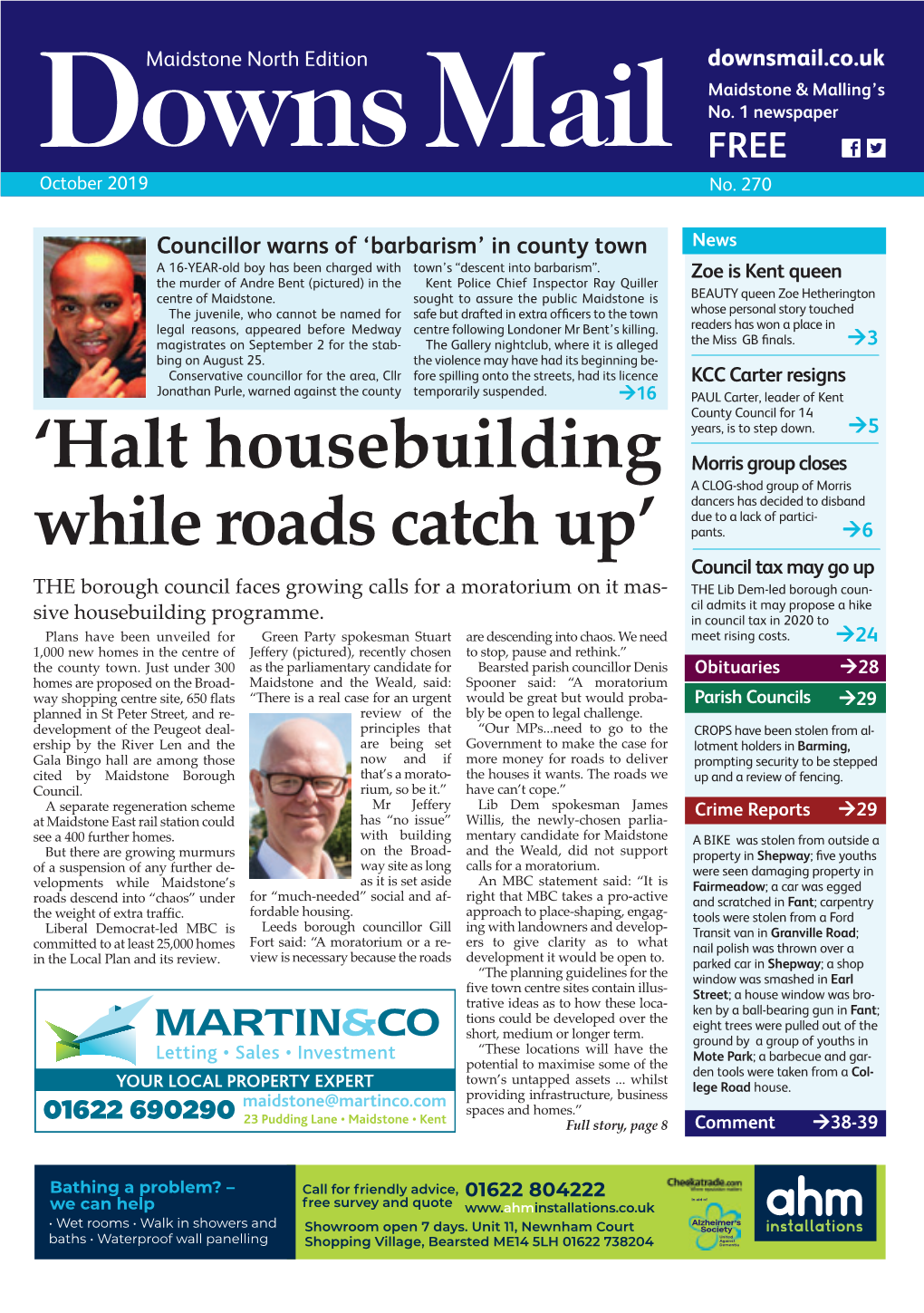 'Halt Housebuilding While Roads Catch