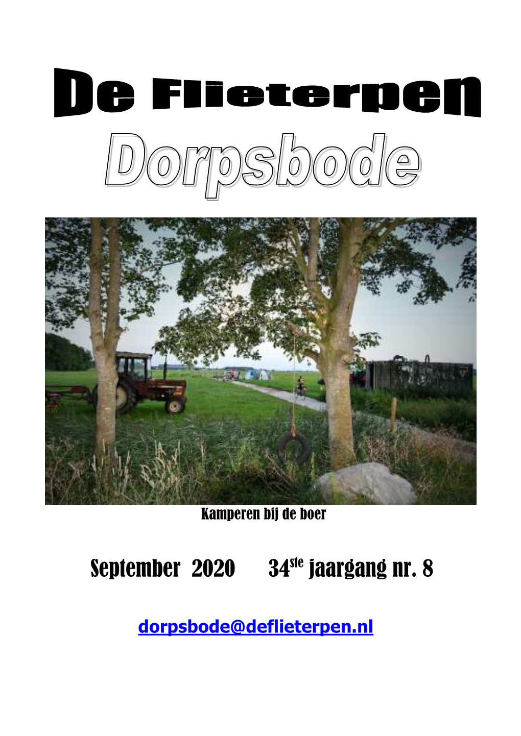 September 2020 34Ste Jaargang Nr. 8