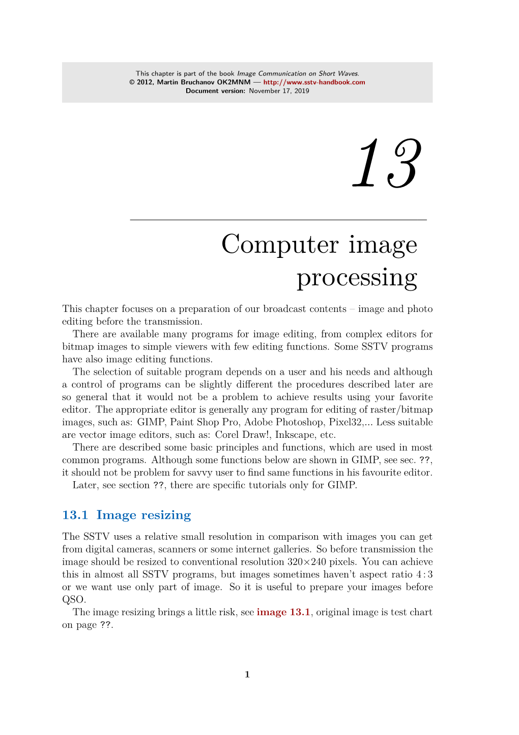 Computer Image Processing