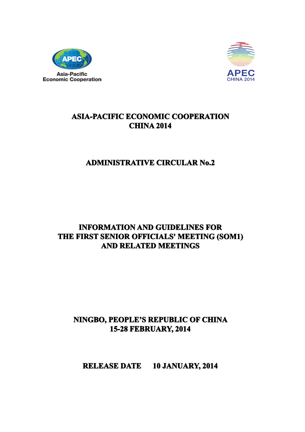 Asia-Pacific Economic Cooperation China 2014