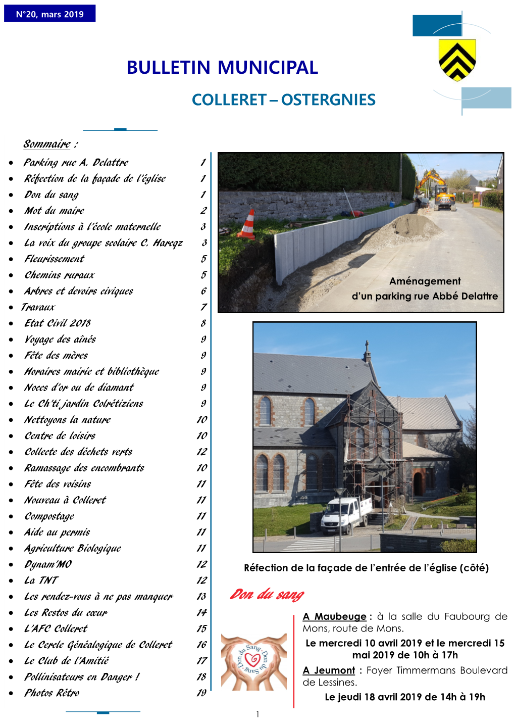 Bulletin Municipal Colleret – Ostergnies