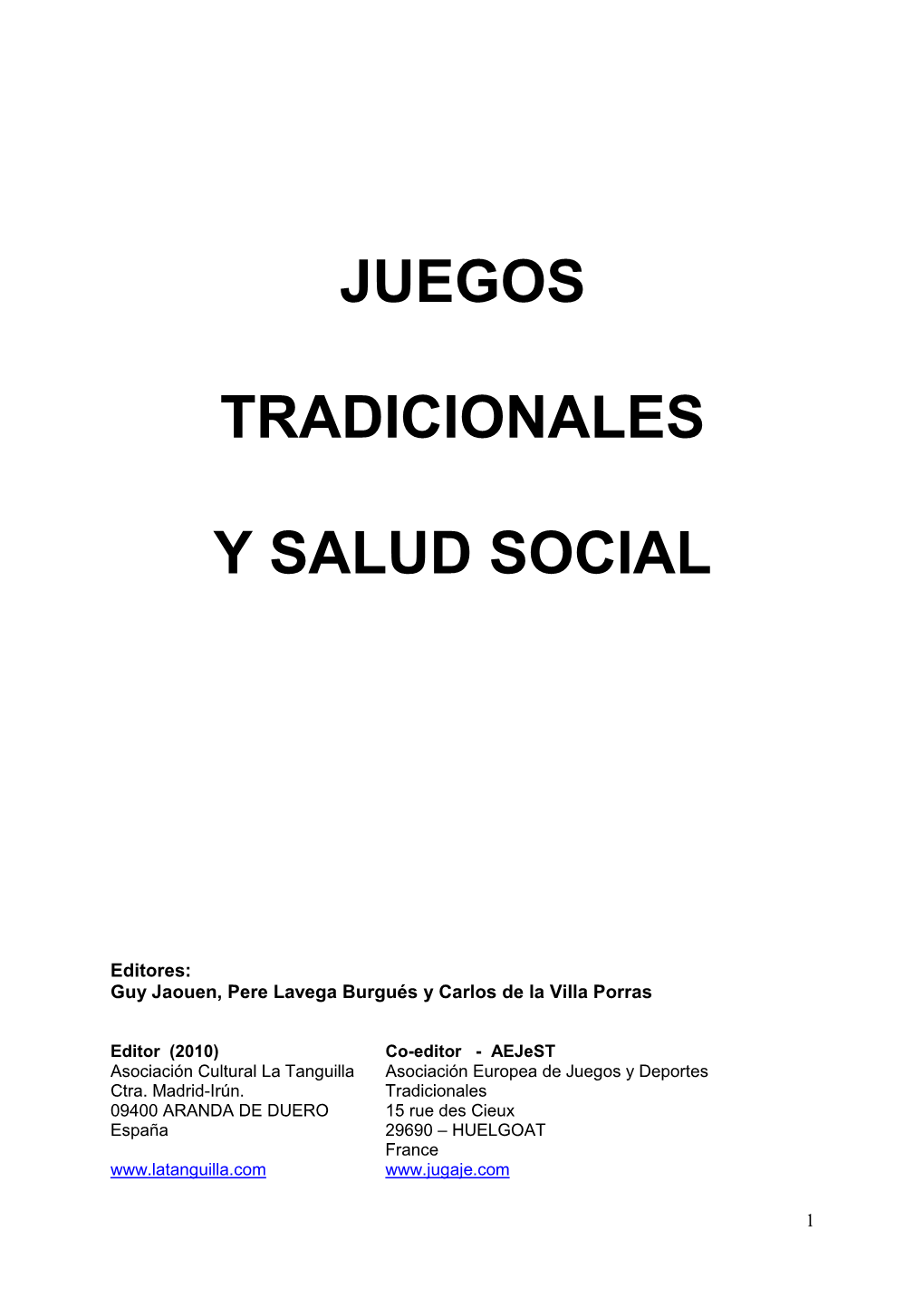 JDT Y Salud Social