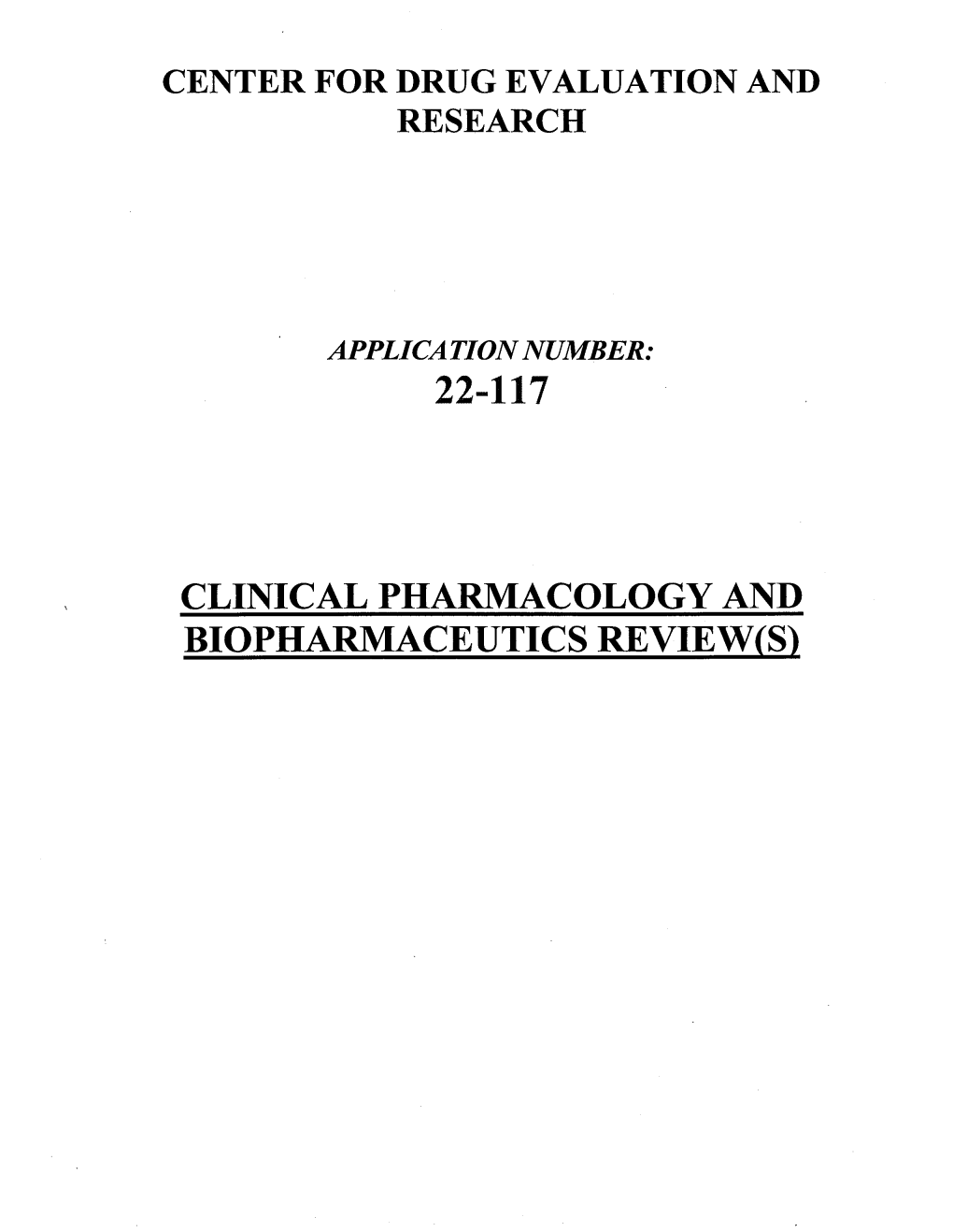 History of Additional Plasma Metabolic Profile Data Submitted by the Firm HISTORY