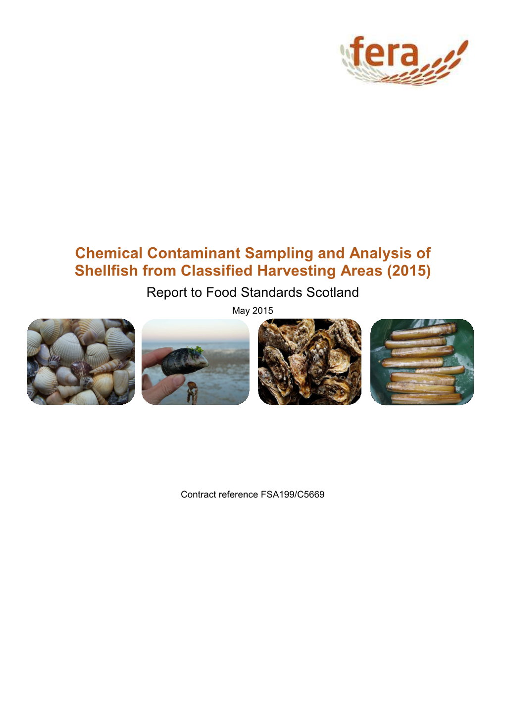 Scotland Chemical Contaminants in Shellfish 2015 Final Report