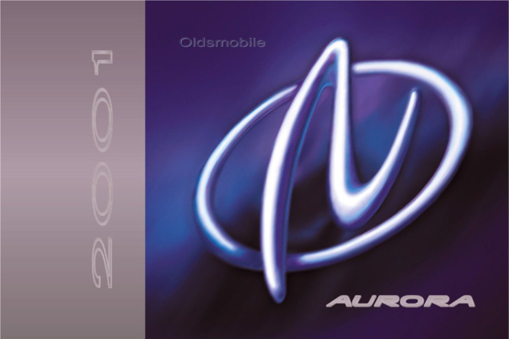 2001 Oldsmobile Aurora Owner's Manual