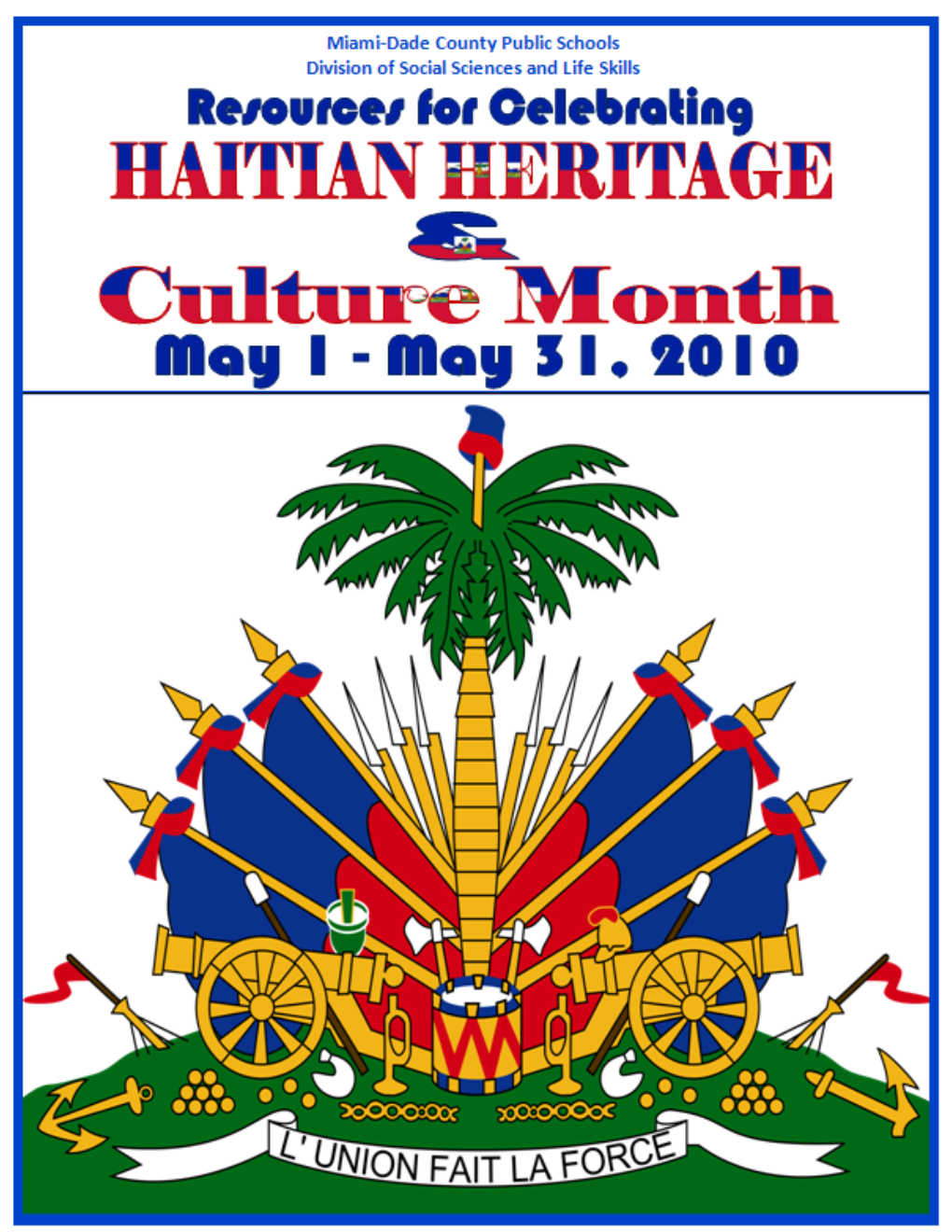 Haitian Cultural Literacy Quiz” Using Internet Sources