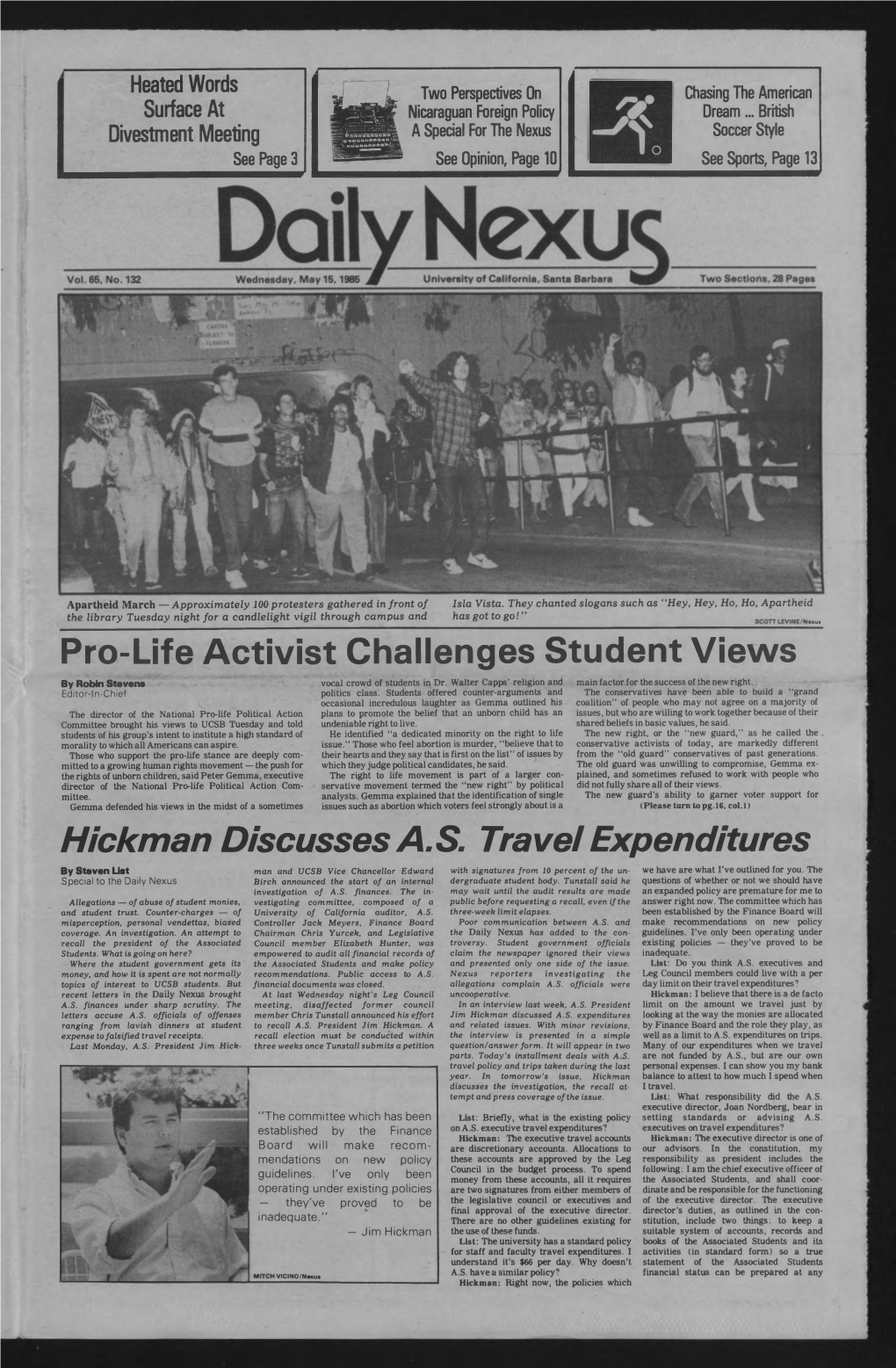 Pro-Life Activist Challenges Student Views by Robin Stevens Vocal Crowd of Students in Dr