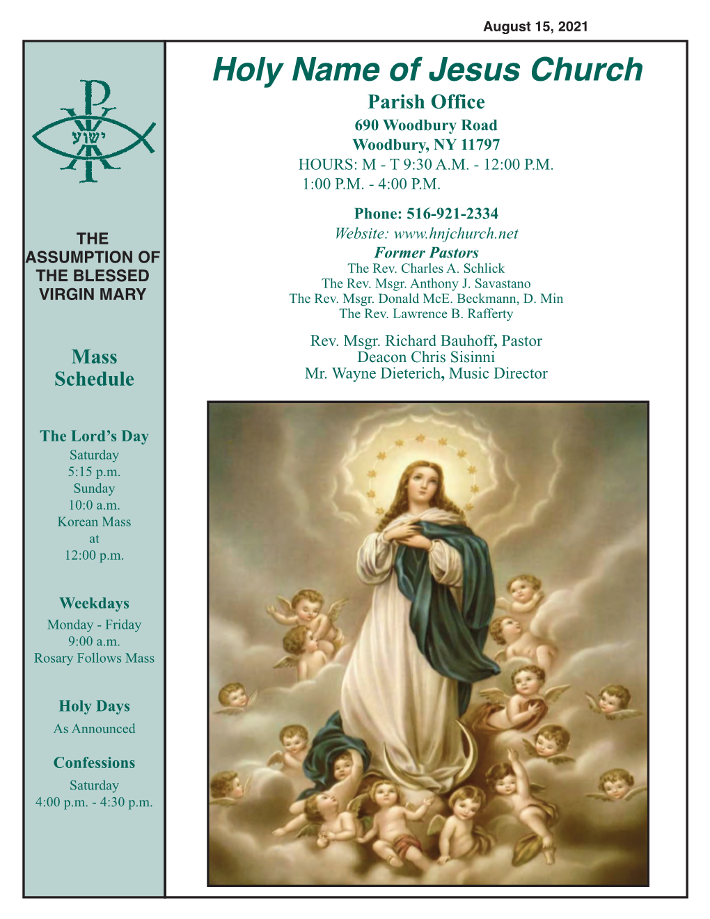 Holy Name of Jesus Church Page 2