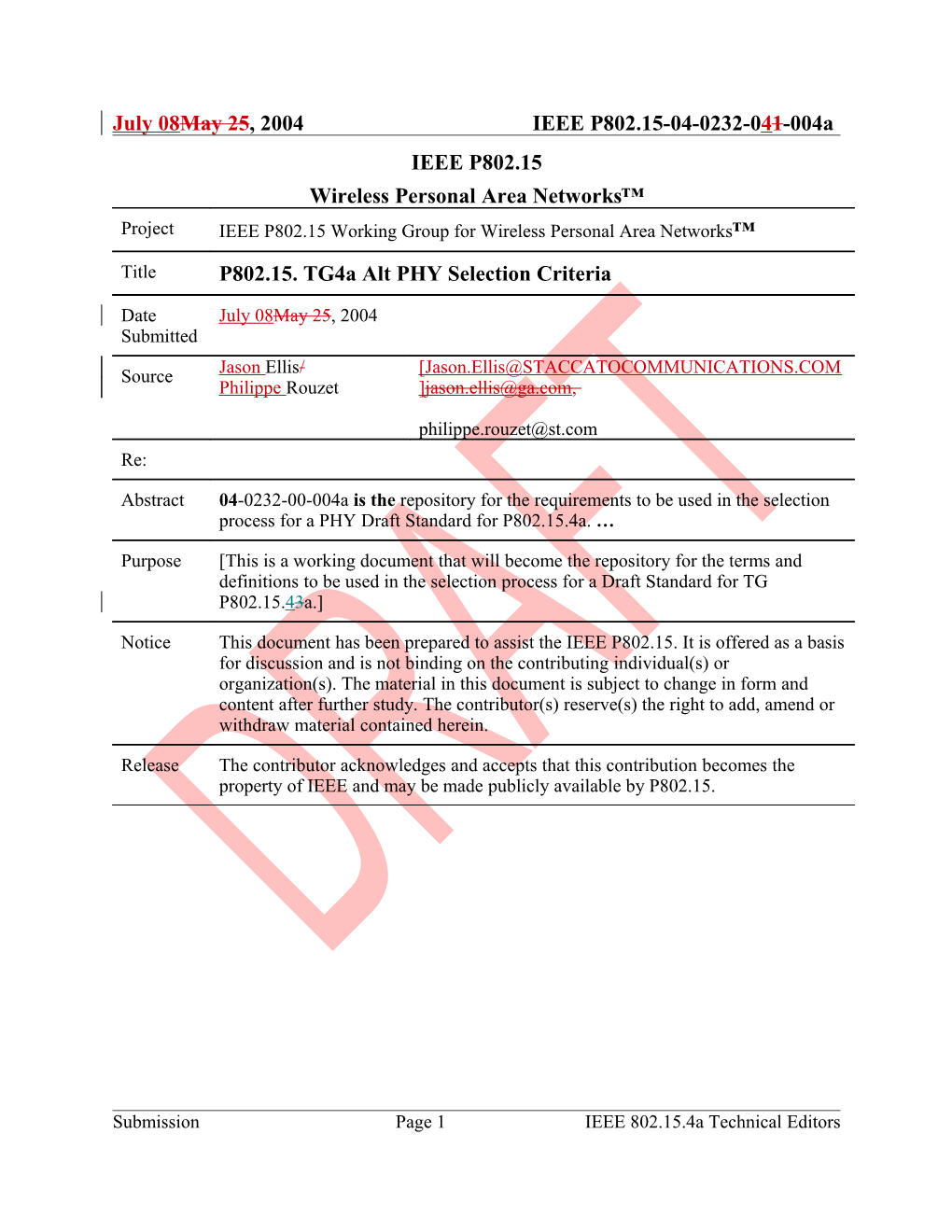 Tg4a Alt PHY Selection Criteria