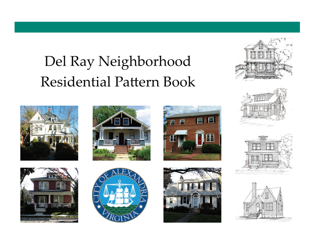 Del Ray Neighborhood Residential Pattern Book