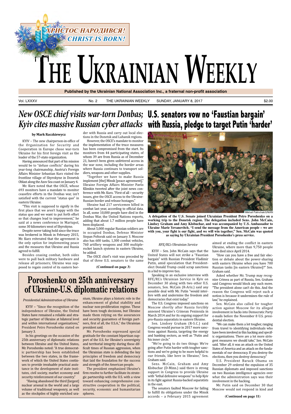 The Ukrainian Weekly, 2017