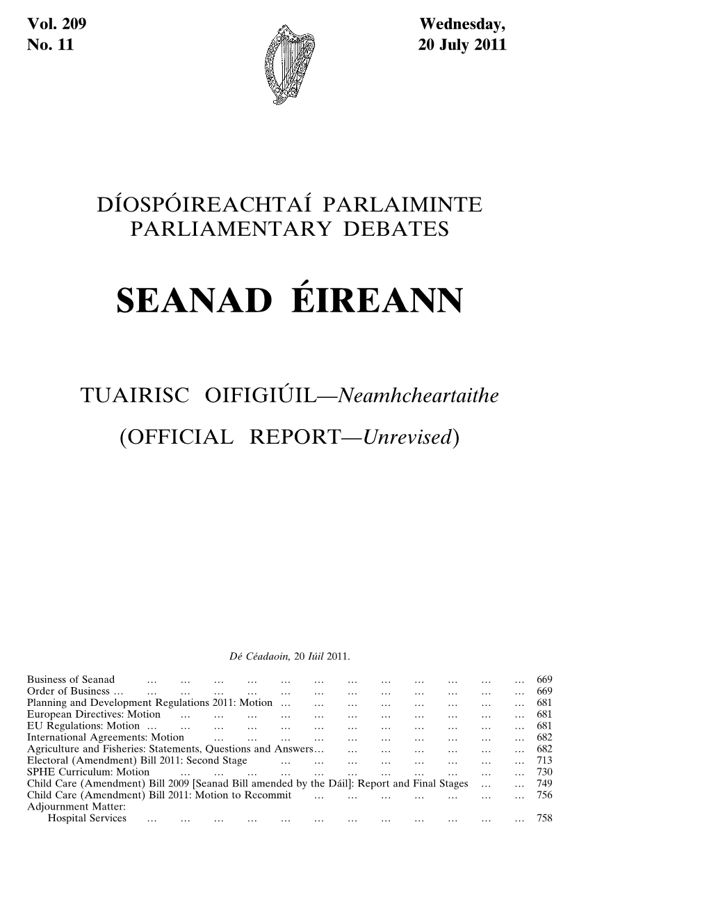 Seanad Éireann