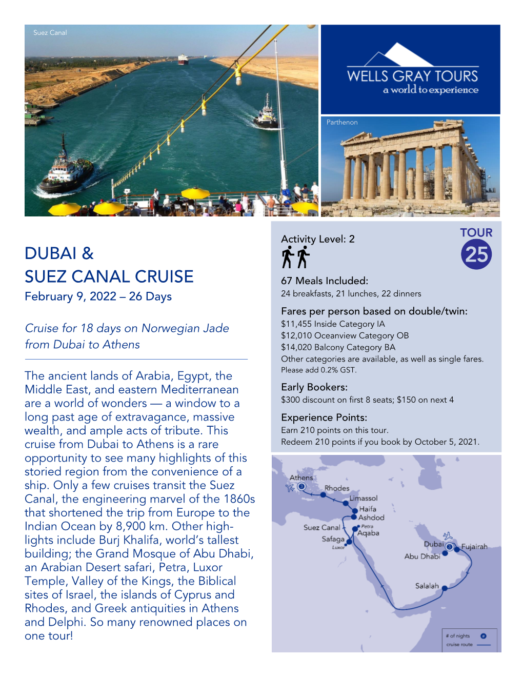 Dubai & Suez Canal Cruise