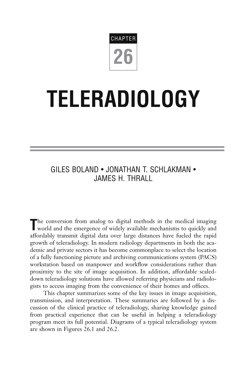 Teleradiology