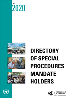 Directory of Special Procedures Mandate